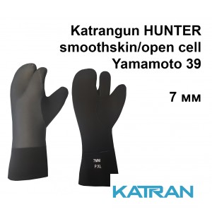 Рукавицы Katrangun Hunter smoothskin/open cell; Yamamoto 39; 7 мм