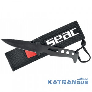 Цельный нож с тефлоновым покрытием Seac Sub Tajaman
