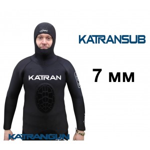 Гидрокостюм  KatranSUB Hunter Black (2025) толщина 7мм
