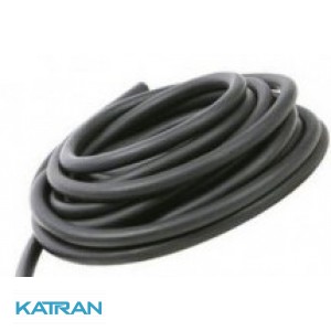 Латексная тяга BS Diver 18 мм; прозрачный натуральный латекс в чёрном чулке