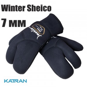 Перчатки трехпалые Marlin Winter Sheico 7 мм