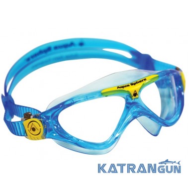 Детские очки для бассейна Aqua Sphere Vista Jr, линзы прозрачные