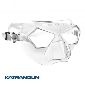 Маска для фридайвинга Salvimar Incredible;  прозрачный силикон/прозрачные линзы