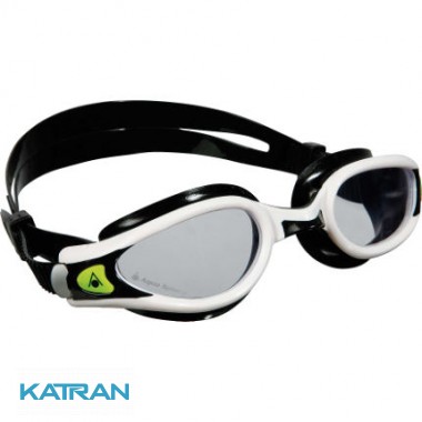 Очки для плавания​ Aqua Sphere Kaiman Exo; бело-чёрные; прозрачные линзы