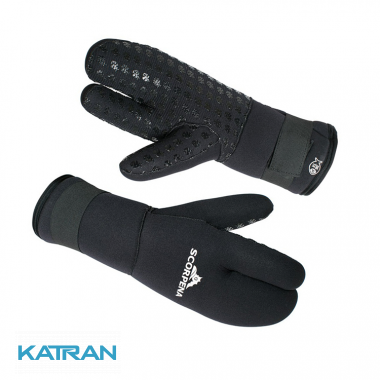 Рукавички Scorpena D (рукавиці) трипалі 7мм подвійна обтюрація