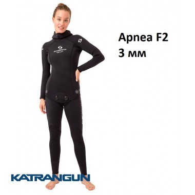 Гідрокостюм жіночий Scorpena Apnea F2 3 мм