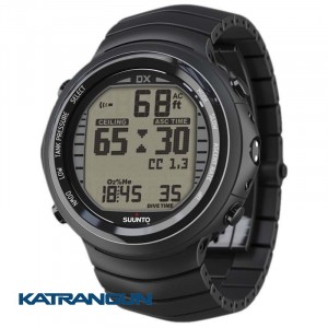 Наручный компьютер для погружений Suunto DX; чёрный ремешок; чёрный корпус; с USB