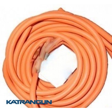 Латексна тяга BS Diver Prime Line 16 мм; прозорий натуральний латекс в помаранчевій панчосі