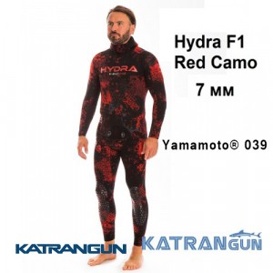 Гідрокостюм Hydra F1 Red Camo 7 мм