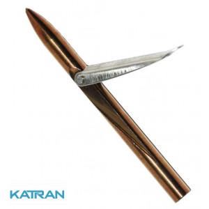 Накінечник для підводного полювання розжарений Salvimar K9, один прапорець, конічний