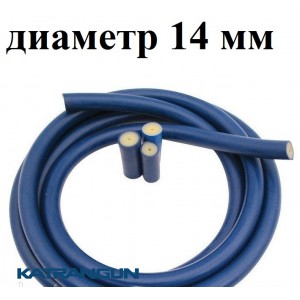 Тяги на арбалет в бухтах Prime Line (на метраж); 14 мм; прозрачная в синей оболочке