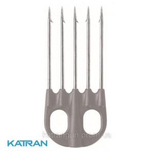 Нержавіючий пятізубий наконечник для підводного полювання Salvimar Mustad