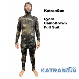 Гидрокостюм KatranGun Lycra CamoBrown Full Suit