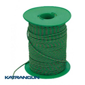 Нейлоновий зелено-черный линь Mares 2 мм 100 м