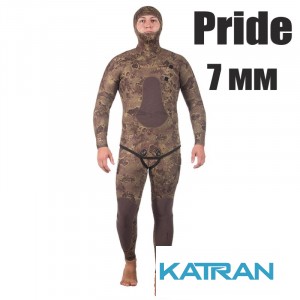 Гидрокостюм для подводной охоты Marlin Pride oliva 7 мм