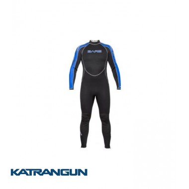 ГИДРОКОСТЮМ BARE VELOCITY FULL LADY 5-4MM жіночий ЧОРНО-СИНІЙ