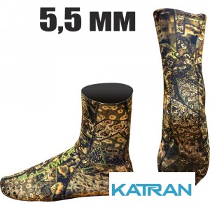 Неопренові шкарпетки для підводного полювання Salvimar Krypsis 5.5 мм