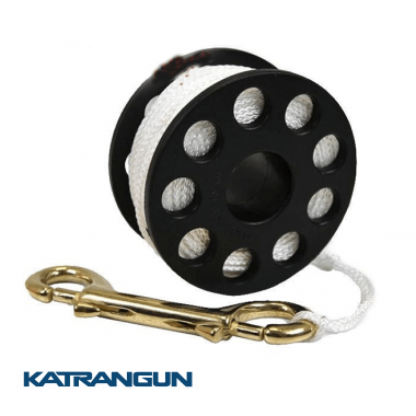 BS Diver Катушка для деко-буя (линь 30м, бронзовый карабин)