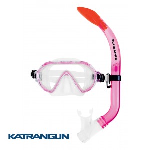 Дитячий набір для плавання Scubapro Spider; рожевий