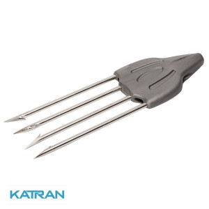 Наконечник Salvimar Speed 4; гальванизированный, четырехзубый