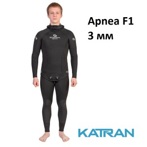 Гидрокостюм для занятий фридайвингом Scorpena Apnea F1; 3 мм