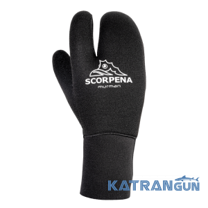 Перчатки Scorpena M (рукавицы) трехпалые 7мм