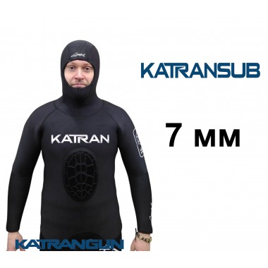 Гидрокостюм  KatranSUB Hunter Black (2025) толщина 7мм