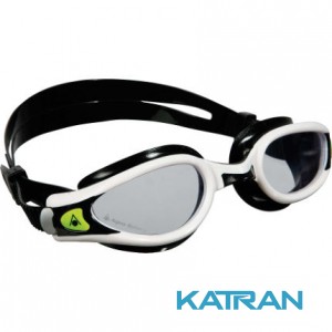 Окуляри для плавання Aqua Sphere Kaiman Exo; біло-чорні; прозорі лінзи