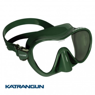 Маска для подводного плавания Cressi Sub F1; зеленая