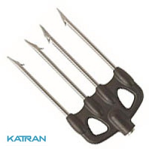 Четырёхзубый наконечник для подводного ружья Salvimar, утяжелённый, нержавеющий