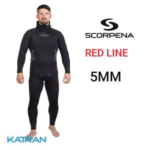Гидрокостюм для подводной охоты Scorpena Red Line 5мм