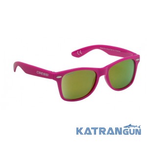 Сонцезахисні окуляри для дітей Cressi Sub Maka; рожево-жовті