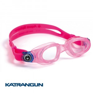 Очки для плавания детские Aqua Sphere Moby Kid, clear lens pink/deep blue