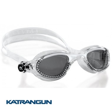 Очки для плавания Cressi Sub Flash прозрачно-белые; тонированные линзы