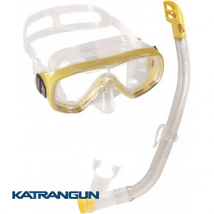 Набір для підводного плавання дитячий Cressi Sub Ondina Vip; жовтий