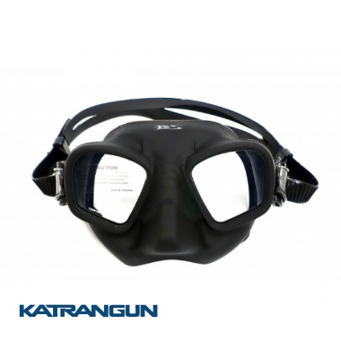 Маска Bs Diver Eclipse, чорна рамка, чорний силікон, двоскляна (без боксу)