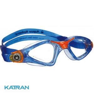 Дитячі окуляри для плавання Aqua Sphere Kayenne Junior, clear lens blue / orange