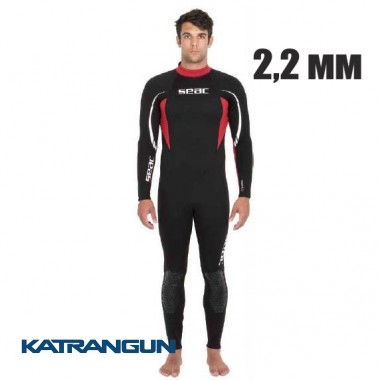 Чоловік гідрокостюм для дайвінгу Seac Sub Relax 2,2 мм