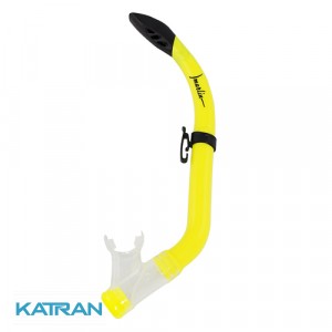 Трубка для плавания детская Marlin Junior; желтая