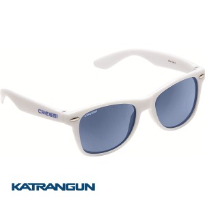 Детские солнцезащитные очки Cressi Sub Maka; бело-синие