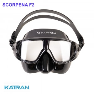МАСКА SCORPENA F1 APNEA ЧОРНИЙ СИЛІКОН