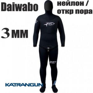 Гідрокостюм для фрідайвінгу XT Diving Pro Daiwabo 3 мм; нейлон / відкрита пора