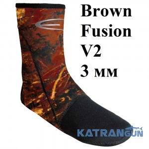 Шкарпетки з посиленням Epsealon Brown Fusion V2 3 мм