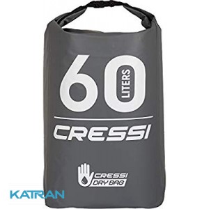 Гермомішок для плавання Cressi Sub Dry Back Pack Grey 60 л