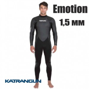 Чоловік гідрокостюм для змагання Seac Sub Emotion 1,5 мм