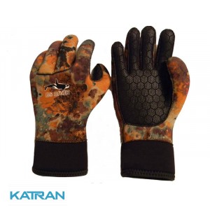 Рукавички для підводного полювання BS Diver Camolex 5 мм коричневий камуфляж