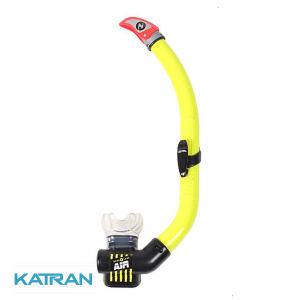 Трубка для снорклинга AquaLung Air Dry; желтая