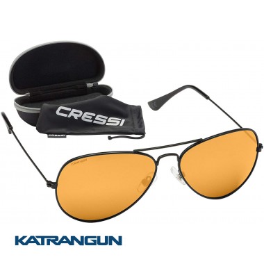 Спортивні сонцезахисні окуляри Cressi Sub Nevada Copper/Yellow Lens