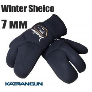 Перчатки трехпалые Marlin Winter Sheico 7 мм