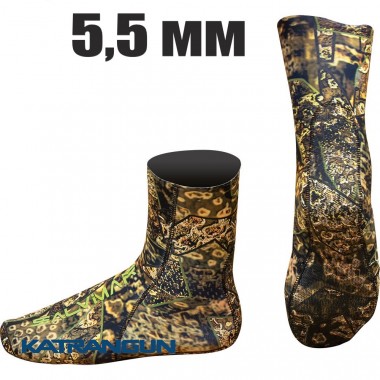 Неопренові шкарпетки для підводного полювання Salvimar Krypsis 5.5 мм